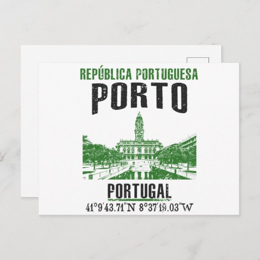 Carte Postale Porto (Devant / Derrière)
