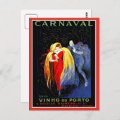 Carte Postale Porto carnaval vintage Leonetto Cappiello (Devant / Derrière)