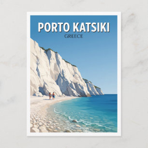Carte Postale Porto Katsiki, Lefkada Vasiliki Grèce Souvenir