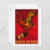Carte Postale Porto Pitters Poster Vintage Europe (Devant / Derrière)