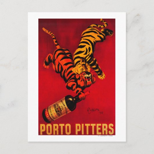 Carte Postale Porto Pitters Poster Vintage Europe (Devant)