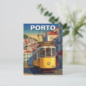 Carte Postale Porto Portugal Voyage Abstrait (Debout devant)