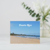 Carte Postale Porto Rico Beach (Debout devant)