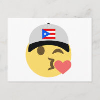 Porto Rico Casquette Kiss Emoji