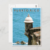 Carte Postale Porto Rico : El Morro Ocean View (Devant / Derrière)