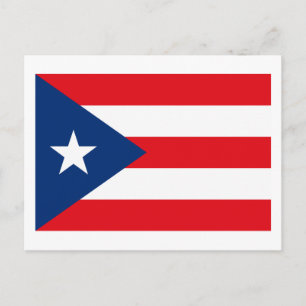 Carte postale Porto Rico Flag