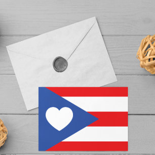 Carte postale Porto Rico Flag