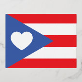Carte postale Porto Rico Flag (Recto)