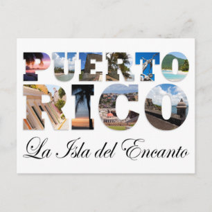 Carte Postale Porto Rico La Isla Del Encanto Collage