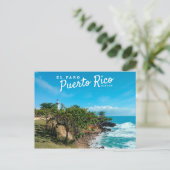 Carte Postale Porto Rico, Ricon, El Faro (Debout devant)