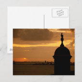 Carte Postale Porto Rico - San Juan - coucher du soleil (Devant / Derrière)