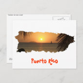 Carte postale Porto Rico Sunset (Devant / Derrière)