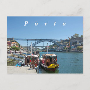 Carte Postale Porto. Rivière Douro et pont Dom Luis I.