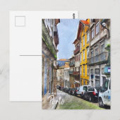 Carte Postale Porto Streets Portugal (Devant / Derrière)