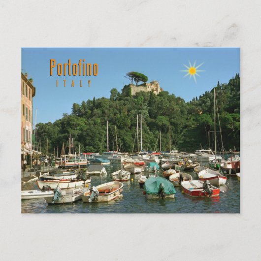 Carte Postale Portofino, Italie (Devant)