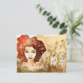 Carte Postale Portrait Abstrait 3 (Debout devant)