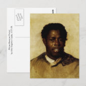 Carte Postale Portrait afro-américain (Devant / Derrière)