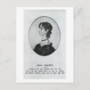 Carte Postale Portrait Anne Brontë