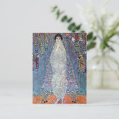 Carte Postale Portrait Baronne Elisabeth Bacchofen Echt, Klimt (Debout devant)