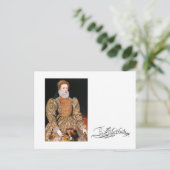 Carte Postale Portrait complet de la reine Elizabeth I d'Anglete (Debout devant)