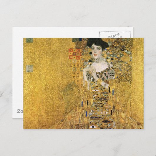 Carte Postale Portrait d'Adele Bloch-Bauer (Devant / Derrière)