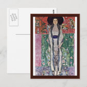Carte Postale Portrait D'Adele Bloch-Bauer Par Klimt Gustav (Devant / Derrière)