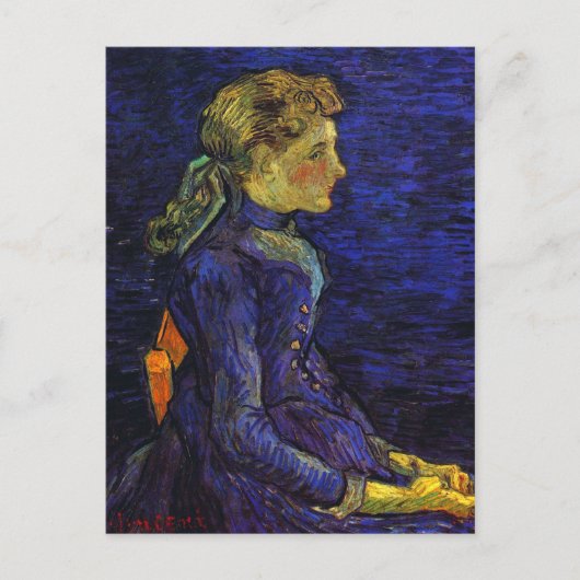 Carte Postale Portrait d'Adeline Ravoux, Van Gogh Fine Art (Devant)