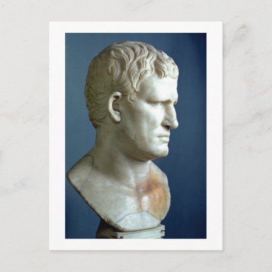 Carte Postale Portrait d'Agrippa (63-12 BC) (Devant)