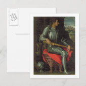 Carte Postale Portrait d'Alessandro de' Medici, 1534 (huile sur (Devant / Derrière)