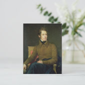 Carte Postale Portrait d'Alphonse de Lamartine, 1831 (Debout devant)