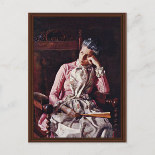 Carte Postale Portrait D'Amelia Van Buren Par Thomas Eakins (