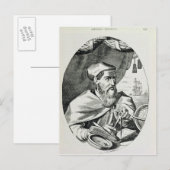 Carte Postale Portrait d'Amerigo Vespucci (Devant / Derrière)