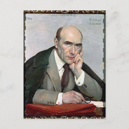 Carte Postale Portrait d'André Gide 1924 (Devant)
