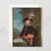 Carte Postale Portrait d'André Massena (Devant / Derrière)