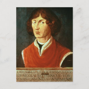 Carte Postale Portrait d'Andreus Nikolaus Copernicus 1575