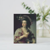 Carte Postale Portrait d'Anna Davia-Bernucci, 1782 (Debout devant)
