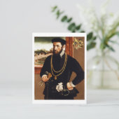 Carte Postale Portrait d'Anton Rummel von Liechtenstein (Debout devant)