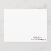 Carte Postale Portrait d'aquarelle de Lion (Dos)