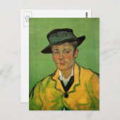 Carte Postale Portrait d'Armand Roulin par Vincent van Gogh (Devant / Derrière)