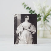 Carte Postale Portrait d'Augusta Ada Byron (Debout devant)