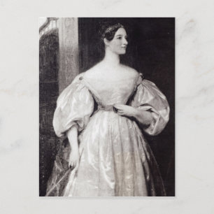 Carte Postale Portrait d'Augusta Ada Byron