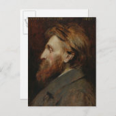 Carte Postale Portrait d'Auguste Rodin 1881 (Devant / Derrière)