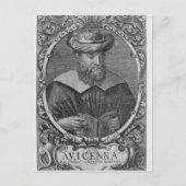 Carte Postale Portrait d'Avicenna Lecture (Devant)