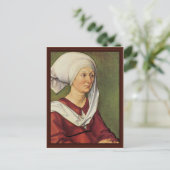 Carte Postale Portrait de Barbara Dürer née Holper (Debout devant)