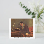 Carte Postale Portrait De Baudelaire Par Gustave Courbet (Debout devant)
