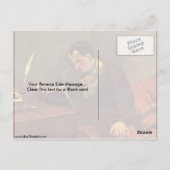 Carte Postale Portrait De Baudelaire Par Gustave Courbet (Dos)