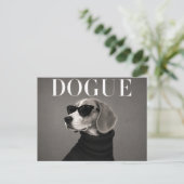 Carte Postale Portrait de Beagle de Luxe (Debout devant)