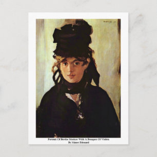 Carte Postale Portrait De Berthe Morisot
