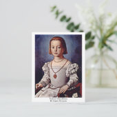 Carte Postale Portrait De Bia Medici Par Angelo Bronzino (Debout devant)