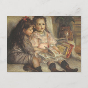 Carte Postale Portrait de Caillebotte Enfants par Pierre Renoir